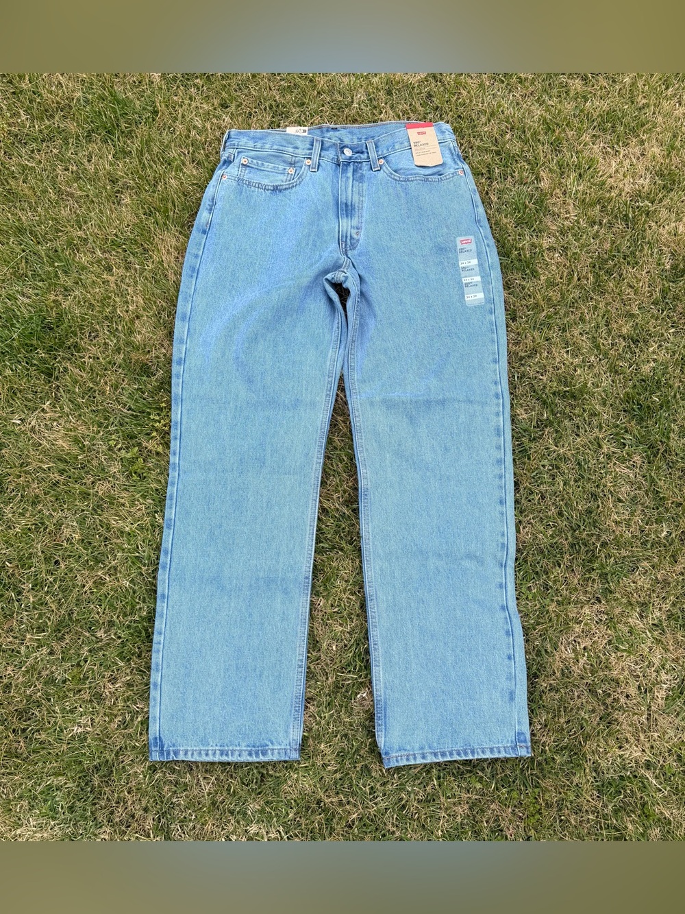 Levi's Men's 550 Relaxed Fit Light Blue Jeans~Size 34x34~NWT